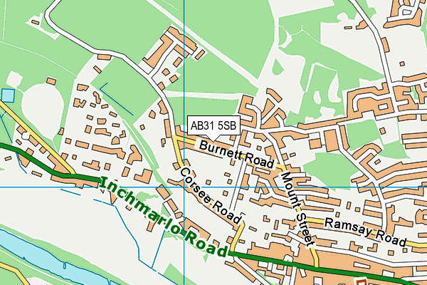 AB31 5SB map - OS VectorMap District (Ordnance Survey)
