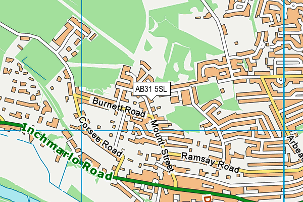 AB31 5SL map - OS VectorMap District (Ordnance Survey)