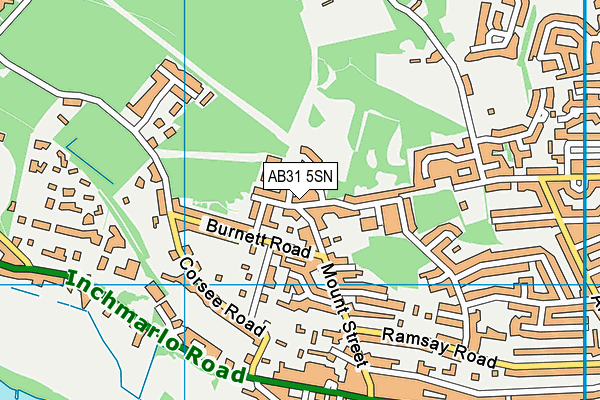 AB31 5SN map - OS VectorMap District (Ordnance Survey)