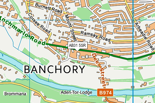 Map of BANCHORY HOME LTD at district scale