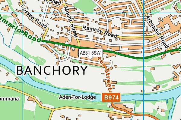 AB31 5SW map - OS VectorMap District (Ordnance Survey)