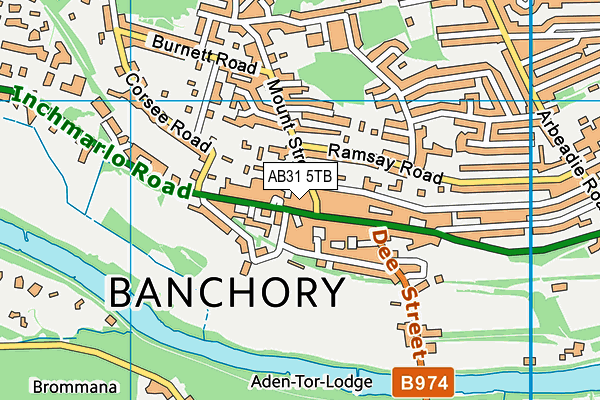 Map of FAMOUS HOUSE BANCHORY LTD at district scale