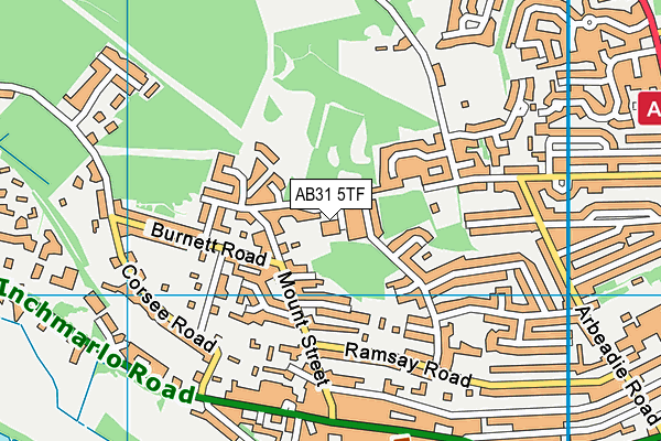 AB31 5TF map - OS VectorMap District (Ordnance Survey)