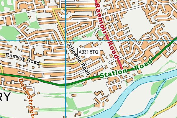 AB31 5TQ map - OS VectorMap District (Ordnance Survey)
