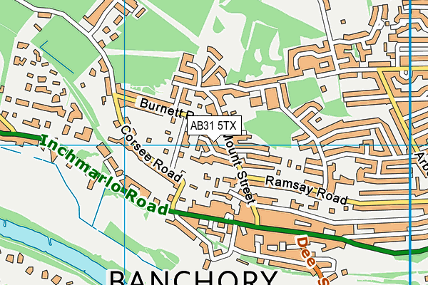 AB31 5TX map - OS VectorMap District (Ordnance Survey)