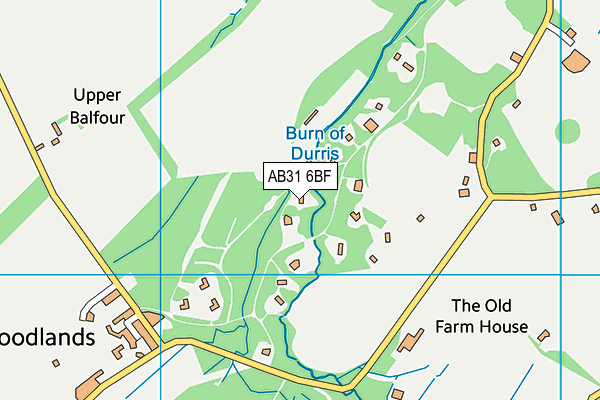 AB31 6BF map - OS VectorMap District (Ordnance Survey)