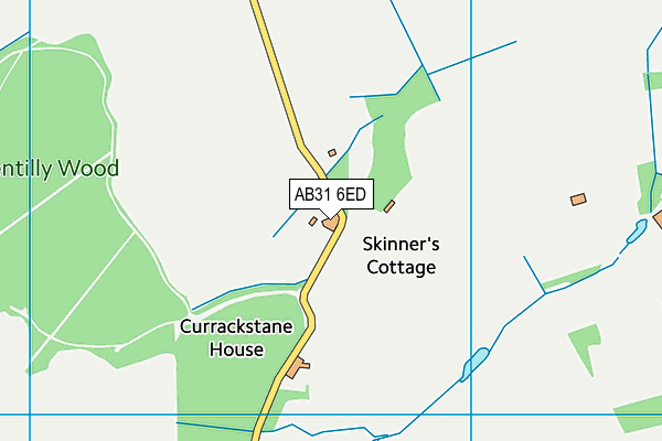 AB31 6ED map - OS VectorMap District (Ordnance Survey)