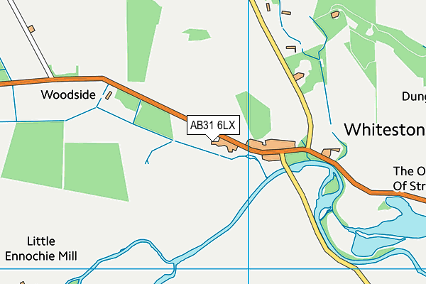 AB31 6LX map - OS VectorMap District (Ordnance Survey)