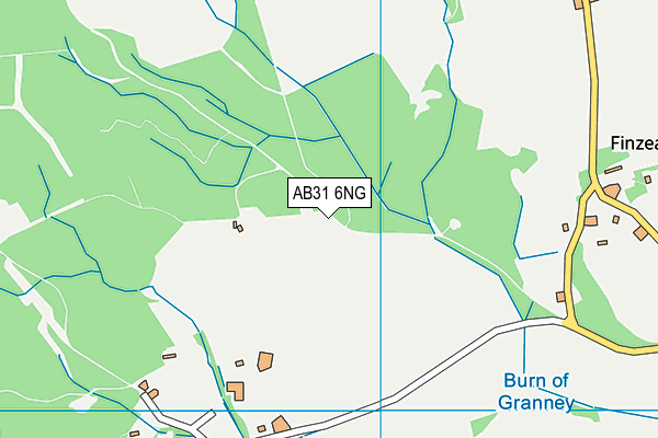 AB31 6NG map - OS VectorMap District (Ordnance Survey)