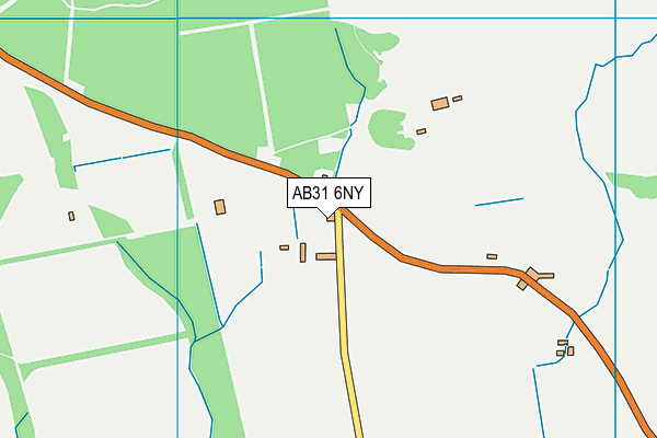 AB31 6NY map - OS VectorMap District (Ordnance Survey)