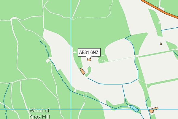 AB31 6NZ map - OS VectorMap District (Ordnance Survey)
