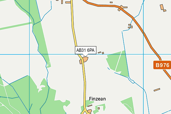 AB31 6PA map - OS VectorMap District (Ordnance Survey)