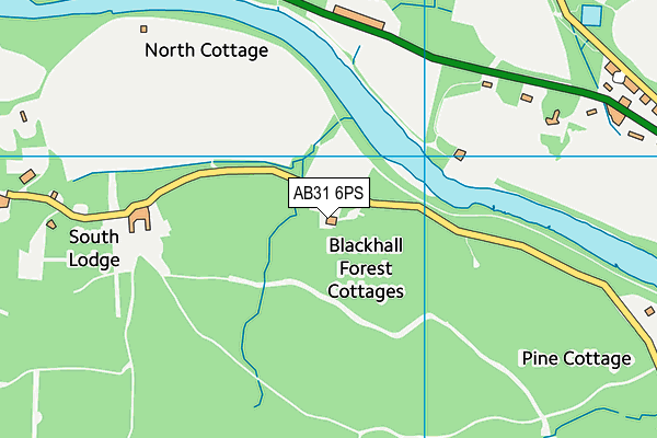 AB31 6PS map - OS VectorMap District (Ordnance Survey)
