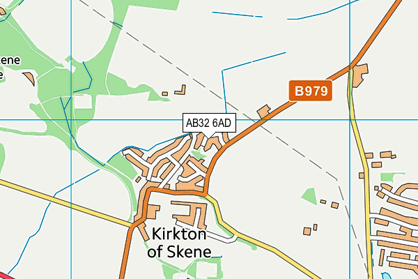 AB32 6AD map - OS VectorMap District (Ordnance Survey)