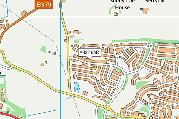 AB32 6AR map - OS VectorMap District (Ordnance Survey)