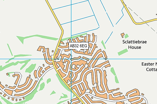 AB32 6EG map - OS VectorMap District (Ordnance Survey)