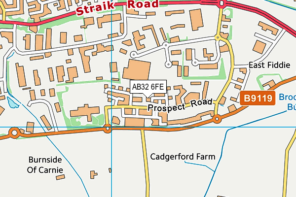 Map of FYFE GOLF LTD at district scale