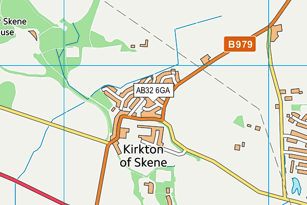 AB32 6GA map - OS VectorMap District (Ordnance Survey)