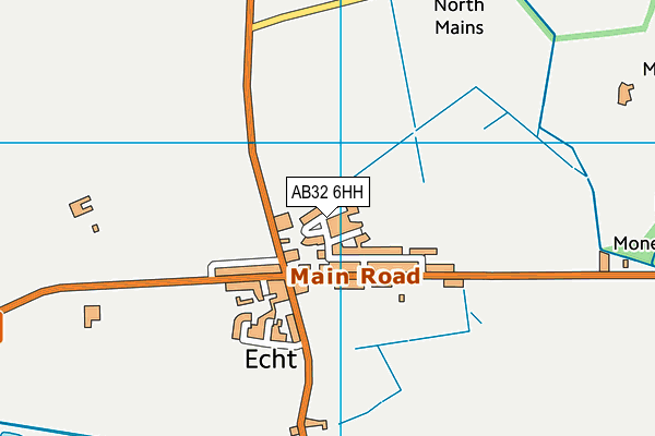 AB32 6HH map - OS VectorMap District (Ordnance Survey)