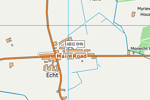 AB32 6HN map - OS VectorMap District (Ordnance Survey)