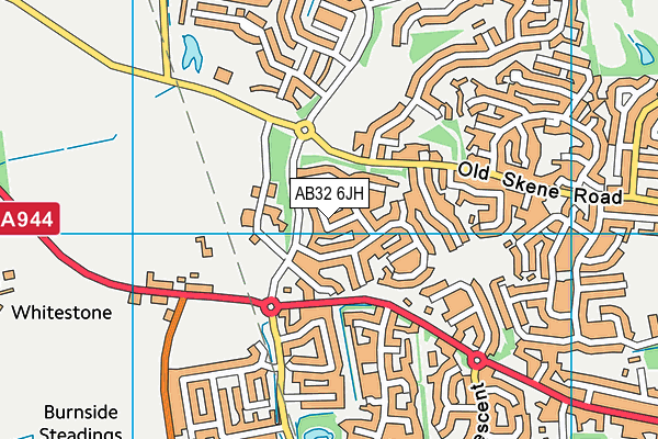 AB32 6JH map - OS VectorMap District (Ordnance Survey)