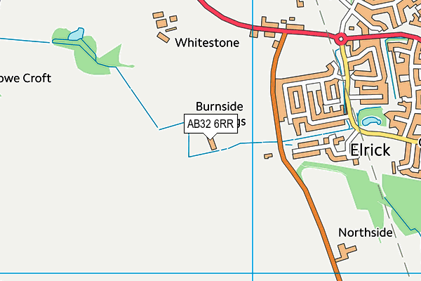 AB32 6RR map - OS VectorMap District (Ordnance Survey)