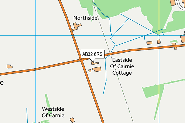 AB32 6RS map - OS VectorMap District (Ordnance Survey)