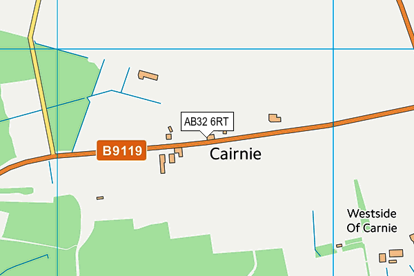 AB32 6RT map - OS VectorMap District (Ordnance Survey)