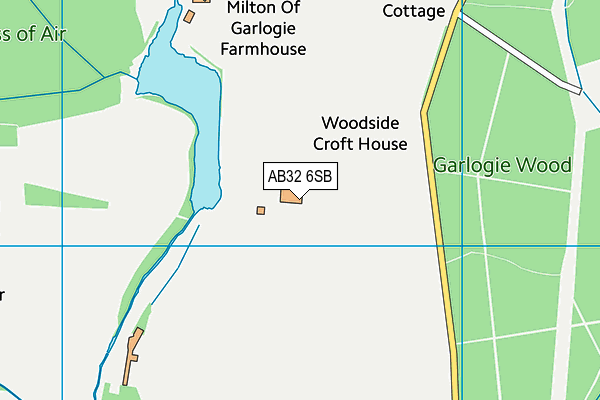AB32 6SB map - OS VectorMap District (Ordnance Survey)