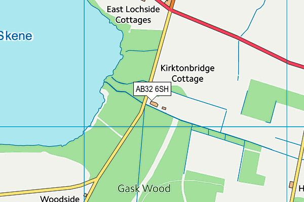 AB32 6SH map - OS VectorMap District (Ordnance Survey)