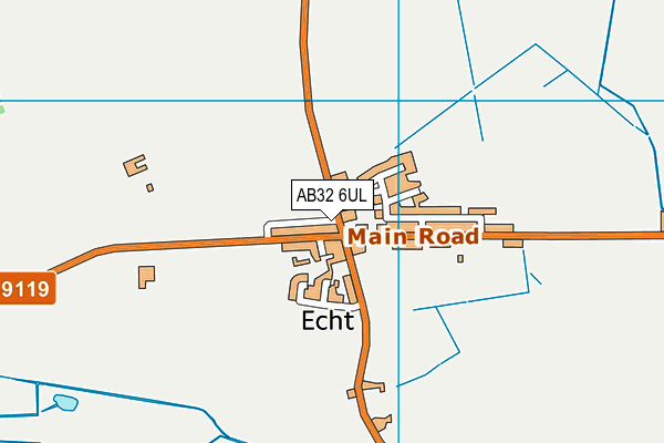 AB32 6UL map - OS VectorMap District (Ordnance Survey)