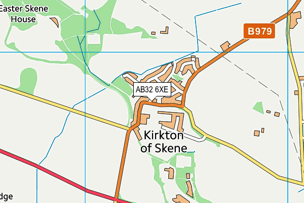 AB32 6XE map - OS VectorMap District (Ordnance Survey)