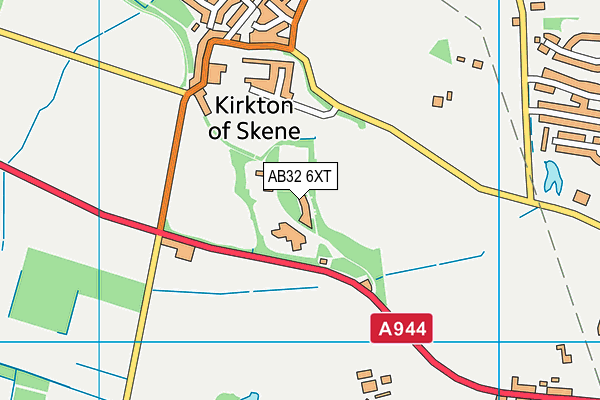 AB32 6XT map - OS VectorMap District (Ordnance Survey)