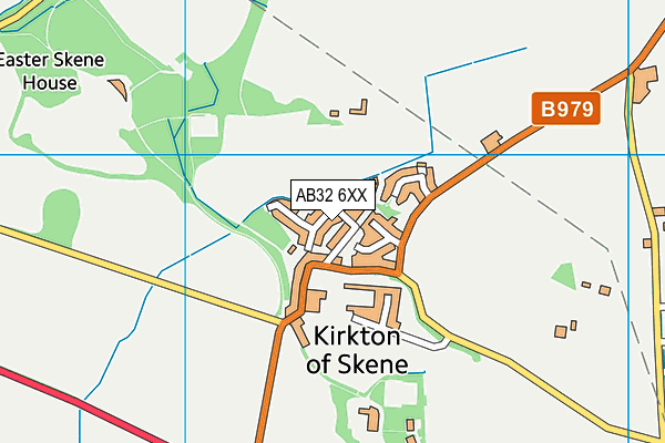 AB32 6XX map - OS VectorMap District (Ordnance Survey)