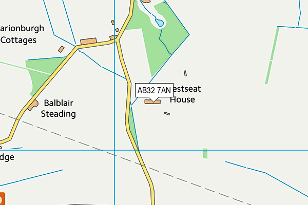 AB32 7AN map - OS VectorMap District (Ordnance Survey)