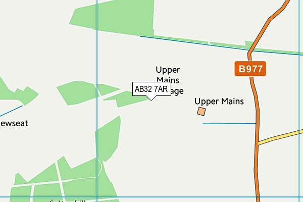 AB32 7AR map - OS VectorMap District (Ordnance Survey)