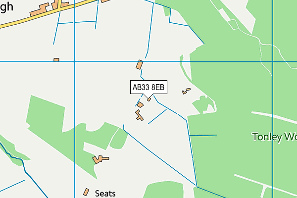 AB33 8EB map - OS VectorMap District (Ordnance Survey)