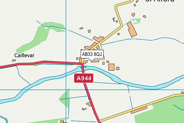 AB33 8QJ map - OS VectorMap District (Ordnance Survey)