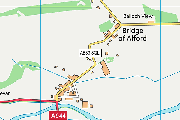 AB33 8QL map - OS VectorMap District (Ordnance Survey)