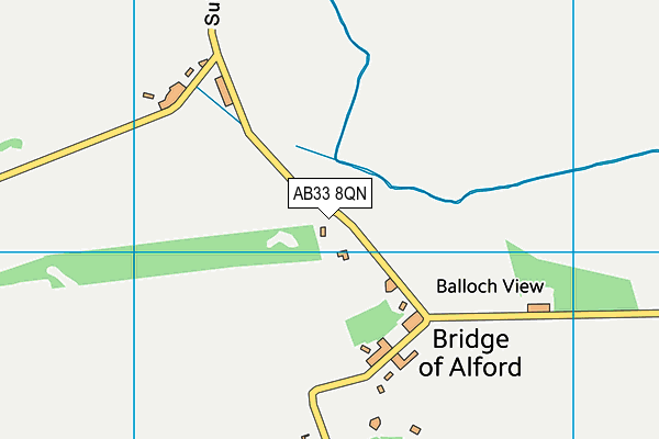 AB33 8QN map - OS VectorMap District (Ordnance Survey)