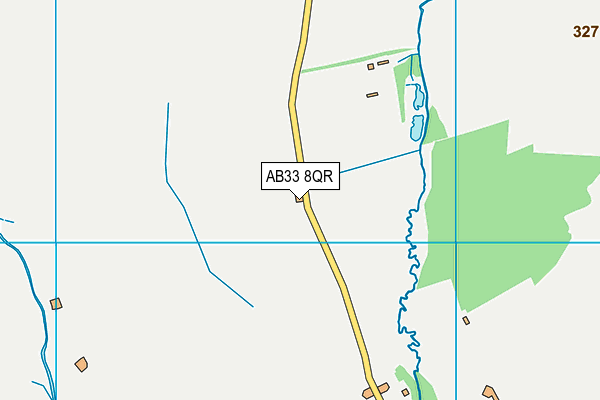 AB33 8QR map - OS VectorMap District (Ordnance Survey)