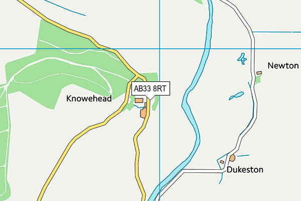 AB33 8RT map - OS VectorMap District (Ordnance Survey)