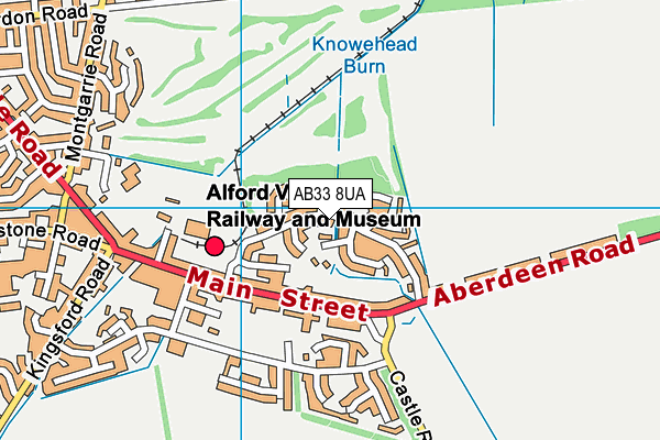 Map of F ANDERSON BUILDERS LTD at district scale