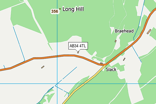AB34 4TL map - OS VectorMap District (Ordnance Survey)
