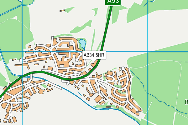 AB34 5HR map - OS VectorMap District (Ordnance Survey)