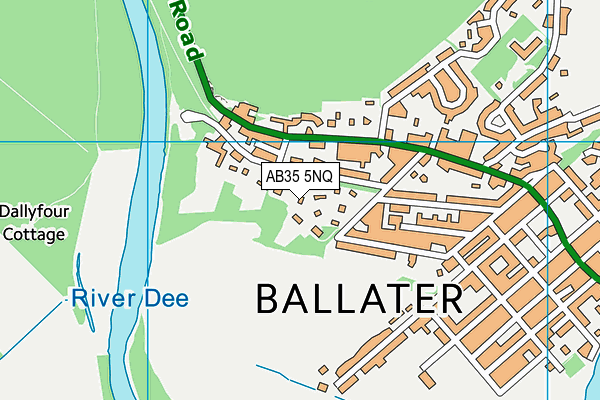 AB35 5NQ map - OS VectorMap District (Ordnance Survey)