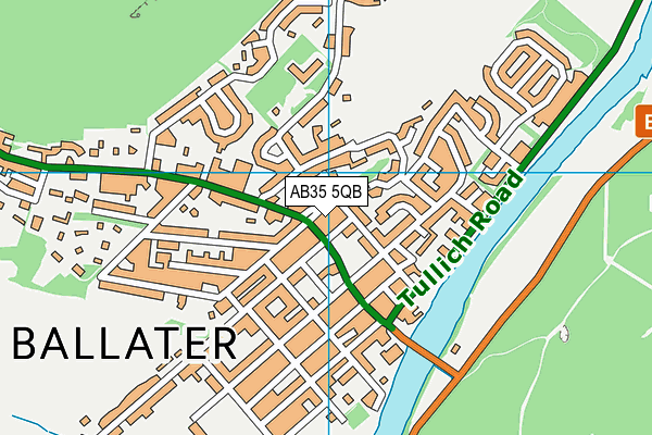 AB35 5QB map - OS VectorMap District (Ordnance Survey)