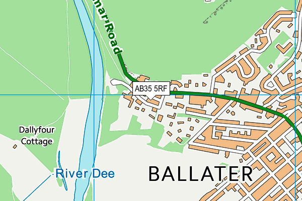 AB35 5RF map - OS VectorMap District (Ordnance Survey)