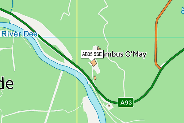 AB35 5SE map - OS VectorMap District (Ordnance Survey)