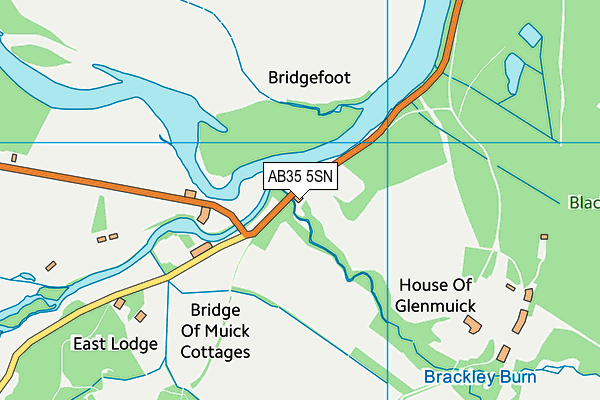 AB35 5SN map - OS VectorMap District (Ordnance Survey)